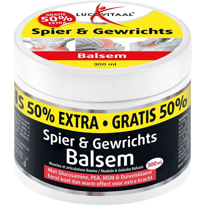 Lucovitaal Spier & Gewrichtsbalsem 50% extra