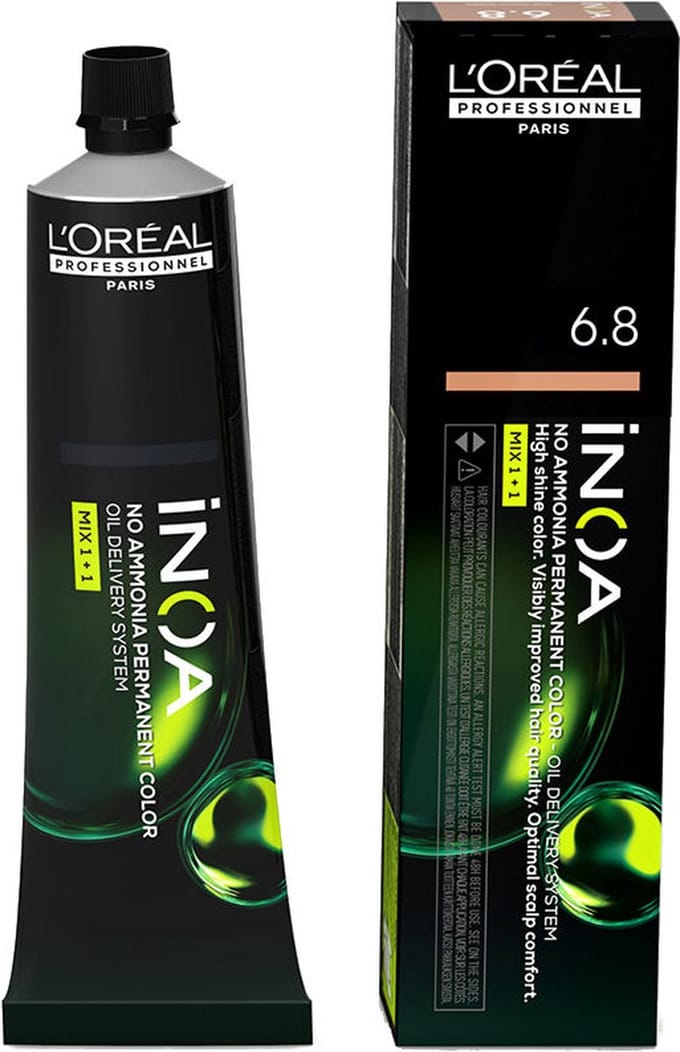 Permanente Kleur L'Oreal Professionnel Paris Inoa Color Nº 6.8 Donkerblond (60 g)