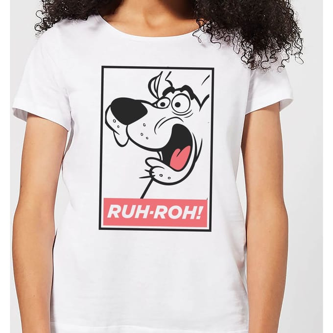 Scooby Doo Ruh-Roh! Women's T-Shirt - White - S