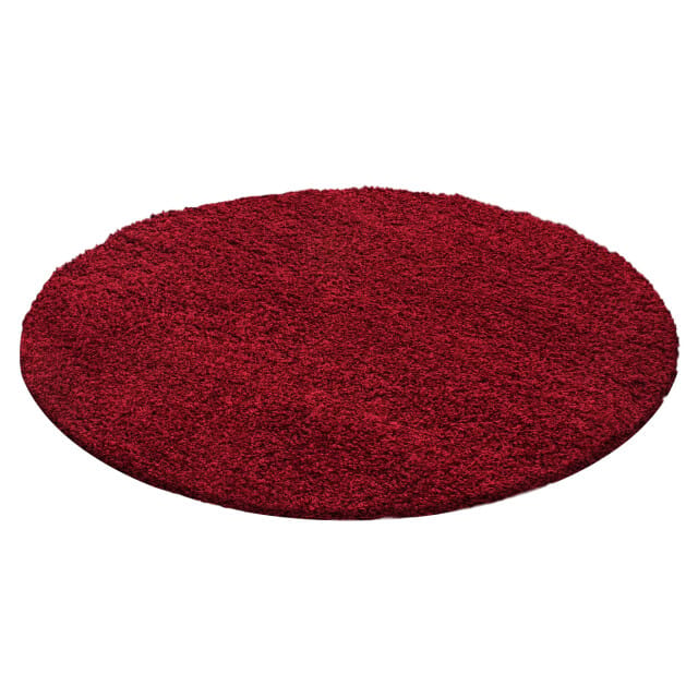 Muratap Basic rond shaggy vloerkleed hoogpolig- 120 cm rond