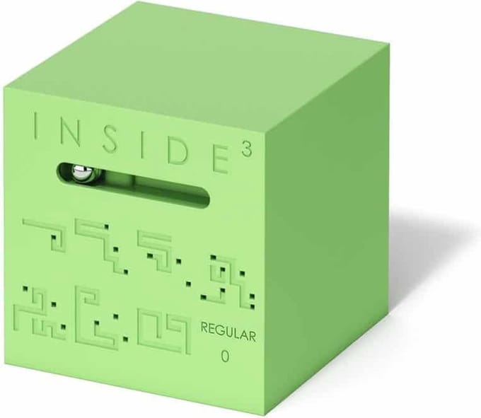 Inside 3 - Cube Serie 0 - Regular Green : P.Derive , ML