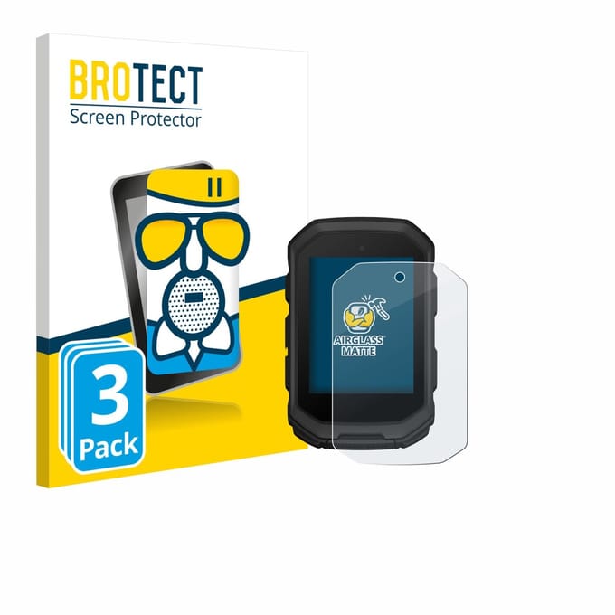 BROTECT - Screenprotector voor Garmin Edge MTB - Folie Beschermfolie Beschermglas matte 3 Stuks