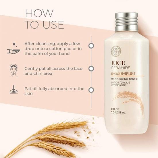 THE FACE SHOP - Rice & Ceramide Moisturizing Toner - Gezichtstoner