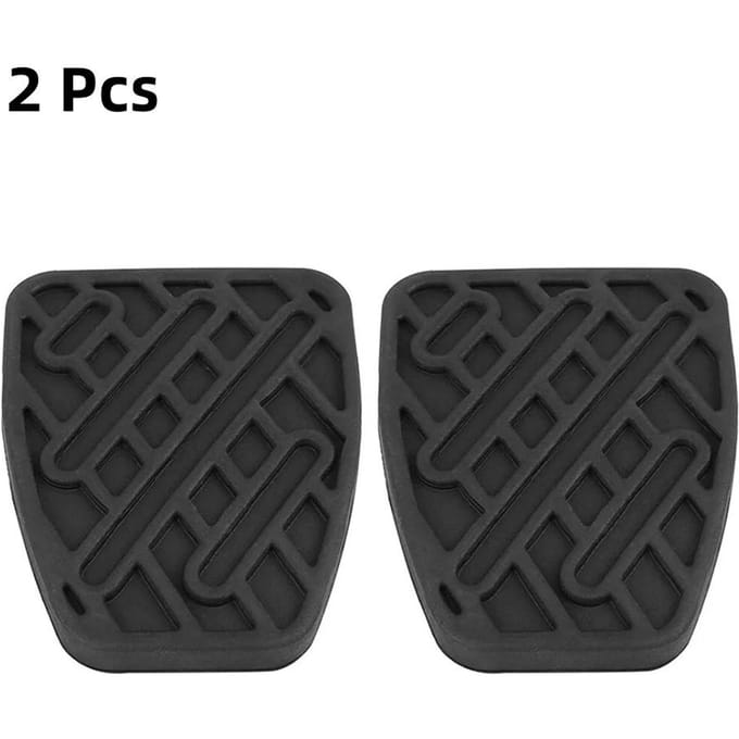 2 STUKS Auto Koppeling Rempedaal Pad Cover 46531JD00A Voor Nissan Dualis X-Trail Juke black