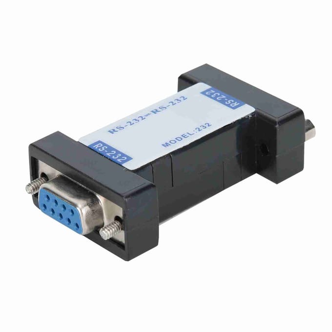 RS232 naar 232 Interface Converter Foto-elektrische Isolator Optische Isolatie Overspanningsbeveiliging black