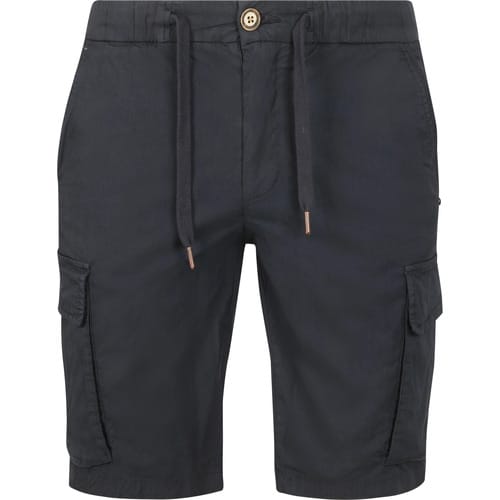 Broek No Excess Short Stretch Cargo navy