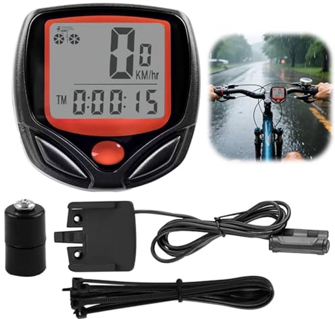 Draadloze Fietscomputer - GPS Fietscomputer met Draadloze Verbinding voor Nauwkeurige Ritgegevens