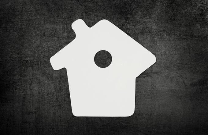 WOOOD SALE MUUR DECORATIE WIT VOGELHUISJE (8 stuks)