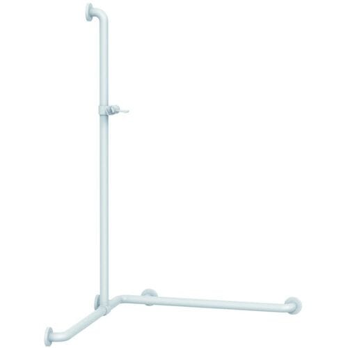 Megabad Profi Collection Silver Age System shower handrail 76.7 x 76.7 x 115.8 cm, with variable shower bar 0300871014