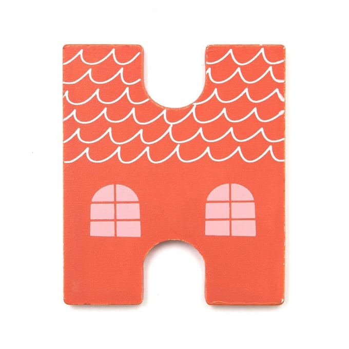 Petit Monkey houten letter H