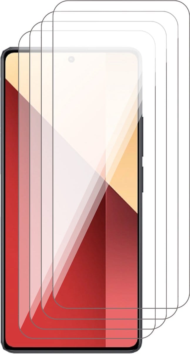 Screenprotector geschikt voor Xiaomi Redmi Note 13 Pro 5G / Poco X6 5G - 4x Glas Screen Protector