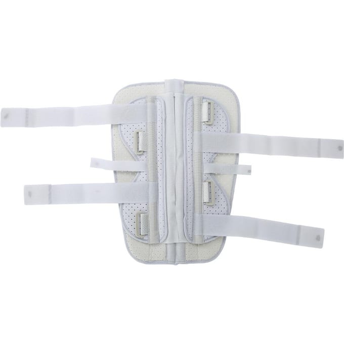 Genouillère articulée réglable Fixation chirurgicale Stabilisation Fracture Support de cheville L L white