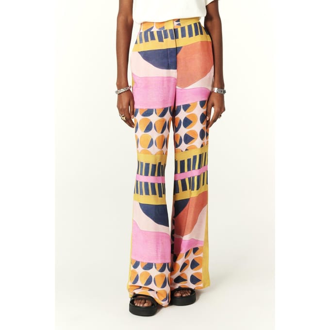 BA&SH Pantalon Mallory Rose Taglia: 36 | Pantaloni Outlet | Donna | Rosa