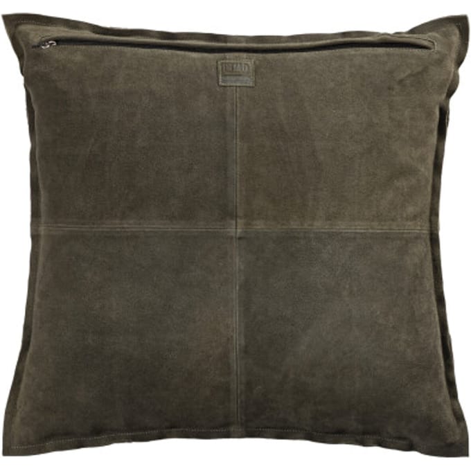 PTMD Sierkussen Cobie - 60x8x60 cm - Suede - Groen
