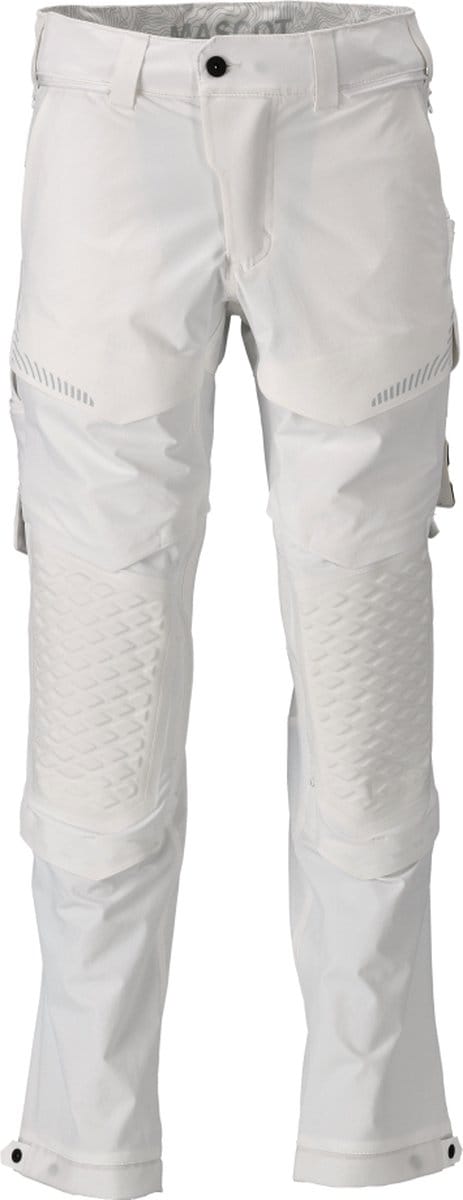 Mascot Customized Broek met kniezakken 22279-605 - Wit - C46 - 76