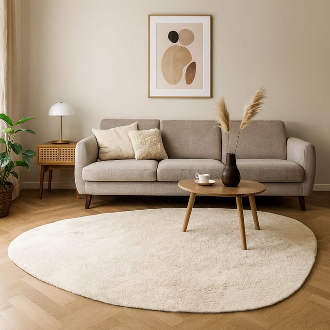 Milton & Oldbrook Vloerkleed 200 x 290 cm Neringa Wit