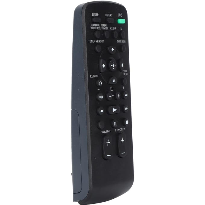 RMAMU009 Home Audio en Video Afstandsbediening Draagbare Vervangende Bediening voor Sony MHCEC609iP CMTCX4iP black