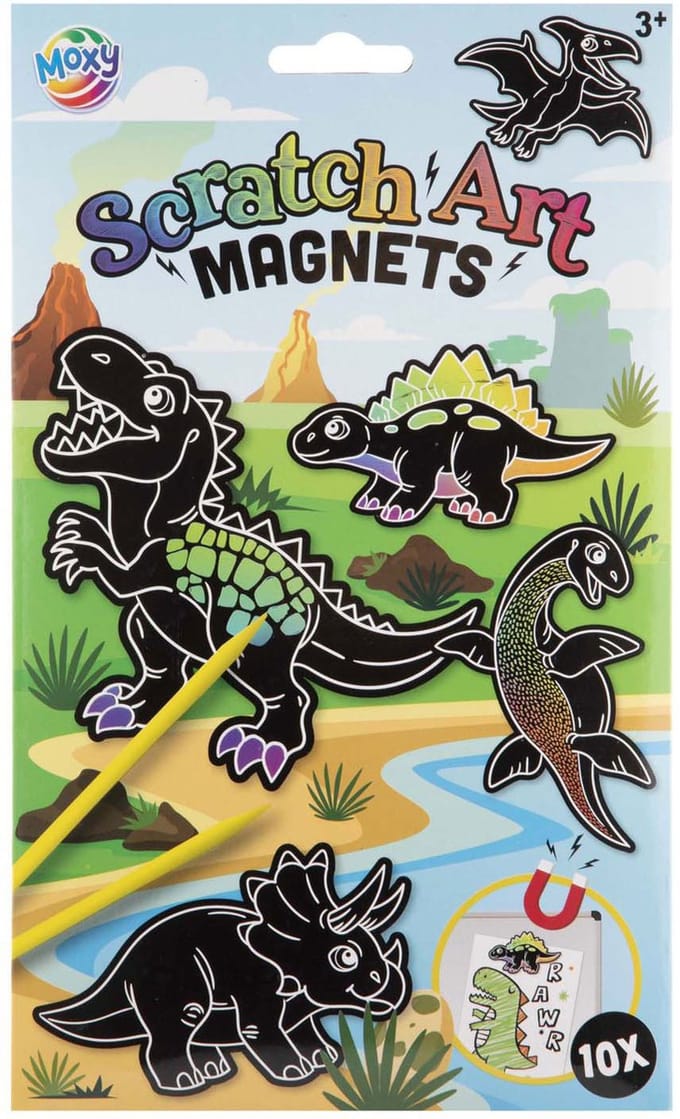 Scratch Magneten Maken Dino