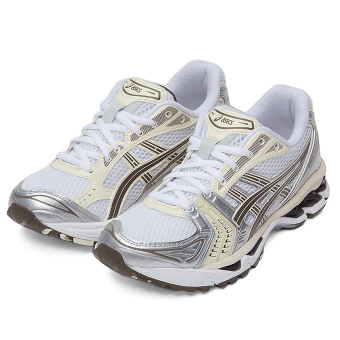 ASICS Gel Kayano 14 Chaussures de Course Décontractées Unisexe Blanc 1203A537-111 44.5 gray