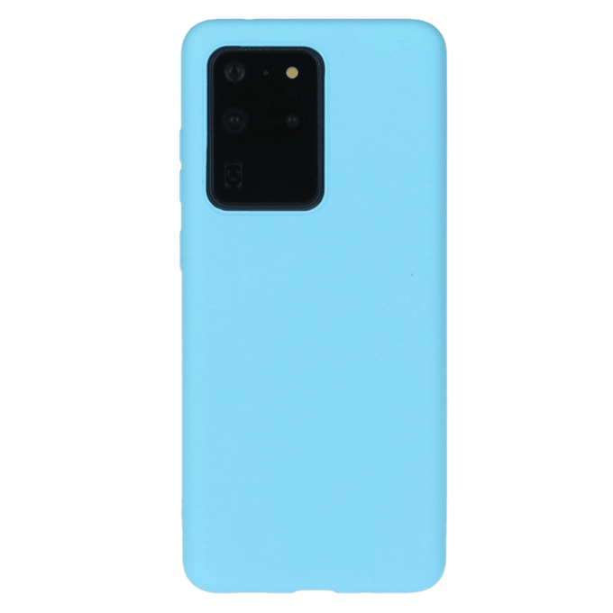 Mocaa Samsung Galaxy S20 Ultra Telefoonhoesje Slim-Fit  Lichtblauw