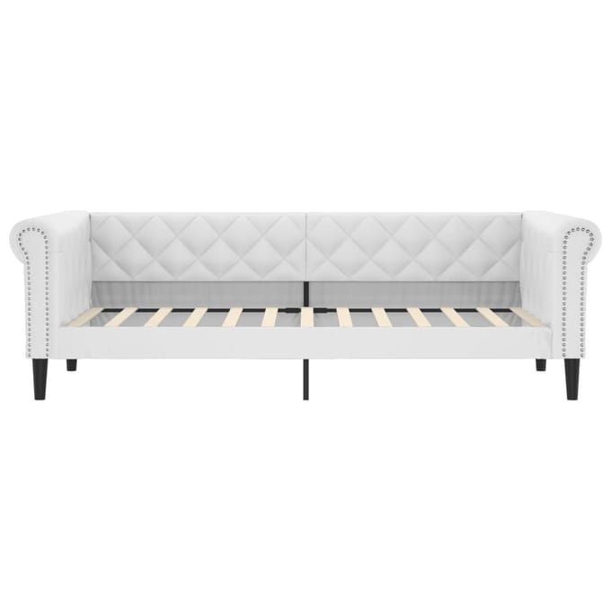 vidaXL - Slaapbank - 80x200 - cm - kunstleer - wit