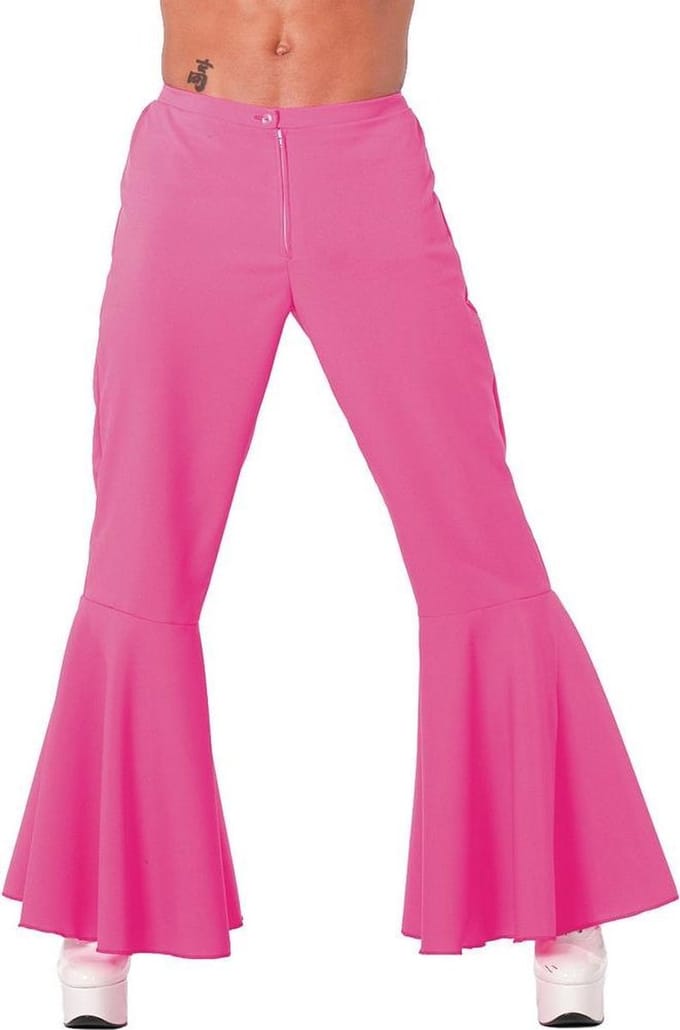 Party broek pink man - Maat 50
