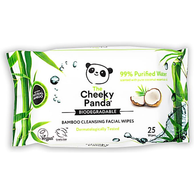 Cheeky Panda Bamboe Gezichtsdoekjes Kokosnoot