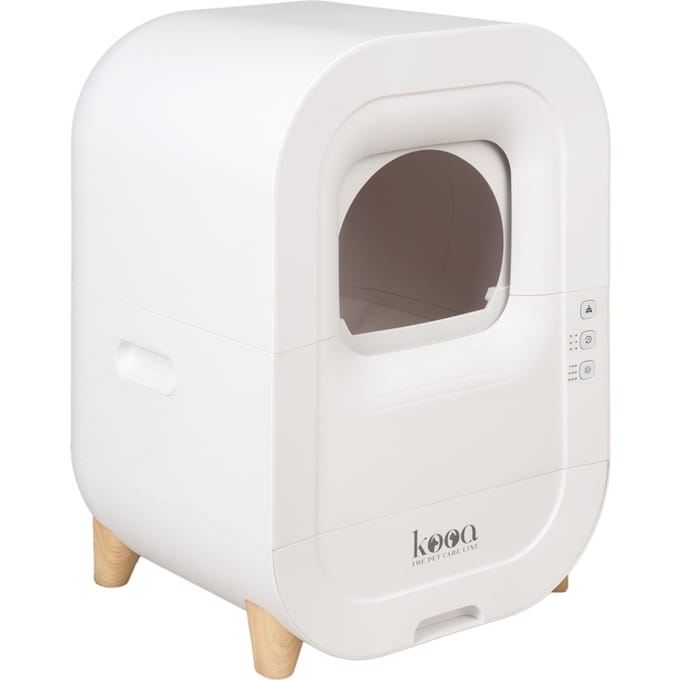 kooa automatische kattenbak wit