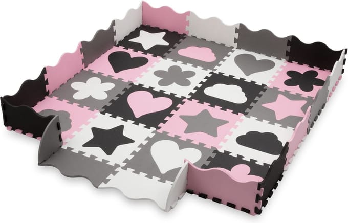 Kidwell Puzzel speelmat happy love roze