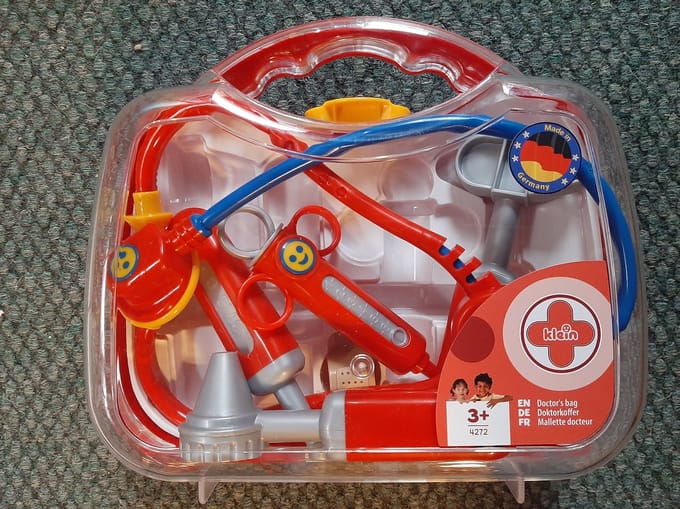 Dokterskoffer klein 6 delig