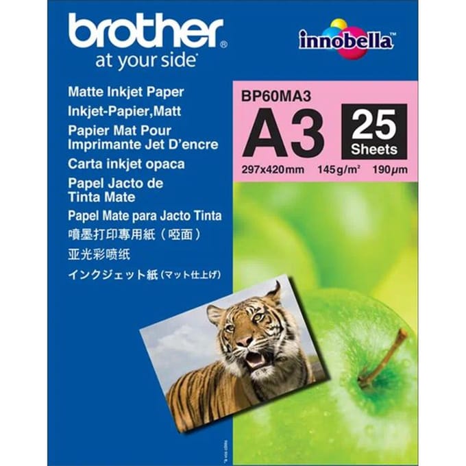 Brother Inkjet papier A3 Mat 25 vel