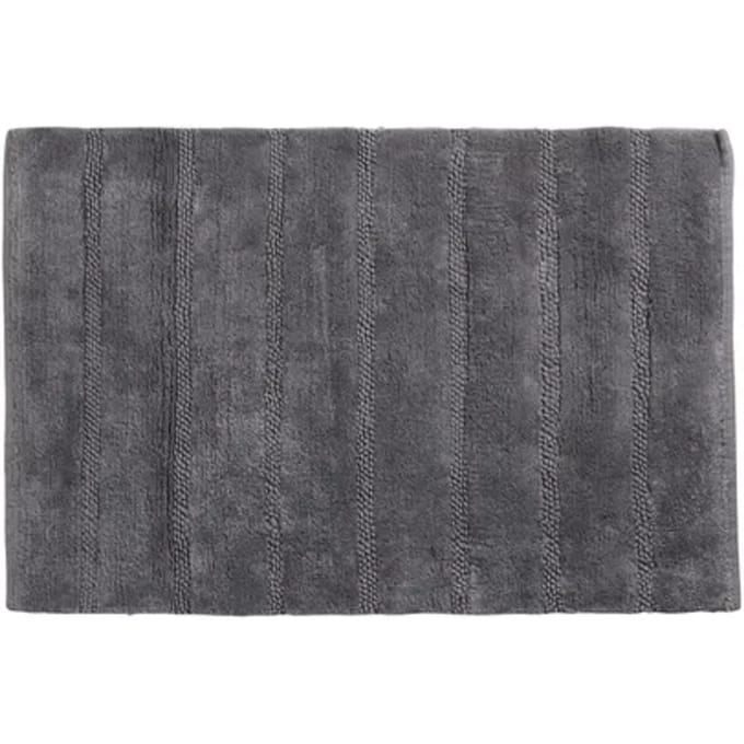 Differnz Stripes Badmat 45x75cm Grijs