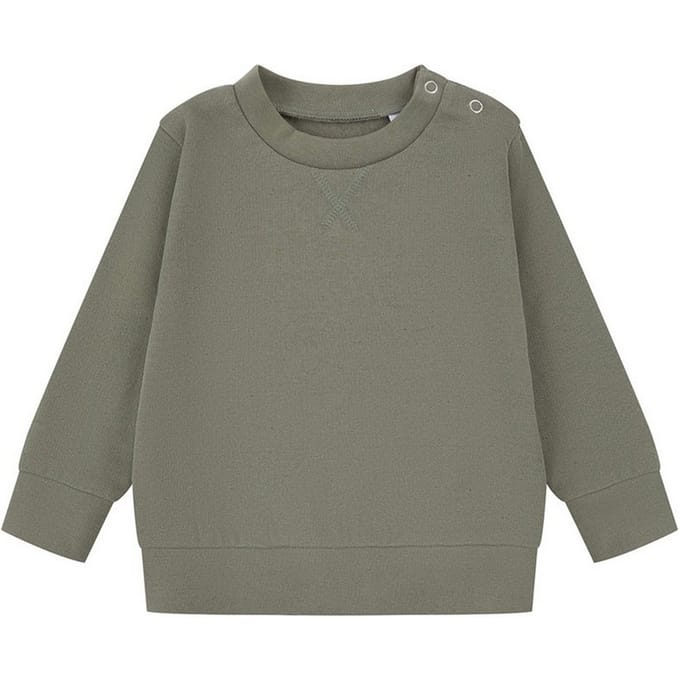 Larkwood Effen Duurzaam Sweatshirt Kinderen/Kinderen (Khaki)