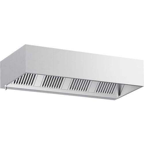 GGM Gastro Kastenhaube - 2200mm - mit Filter & Lampe Zilver