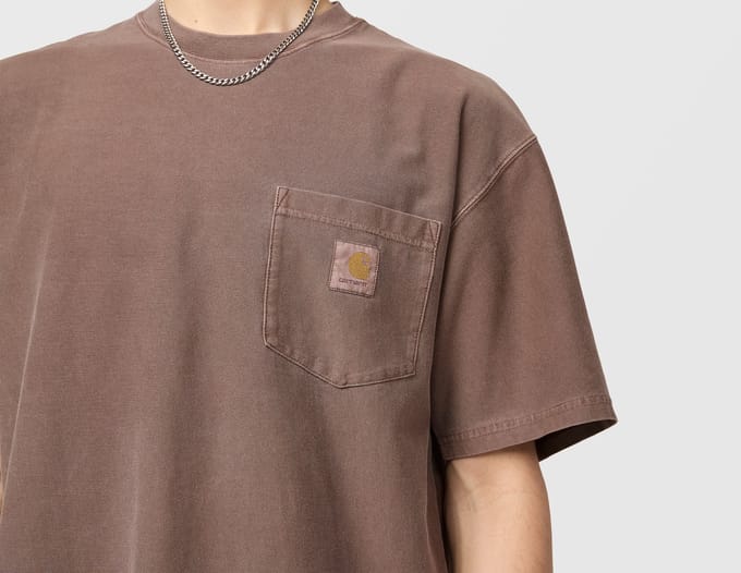 Regular fit t-shirt van pure katoen model 'Loose Pocket'