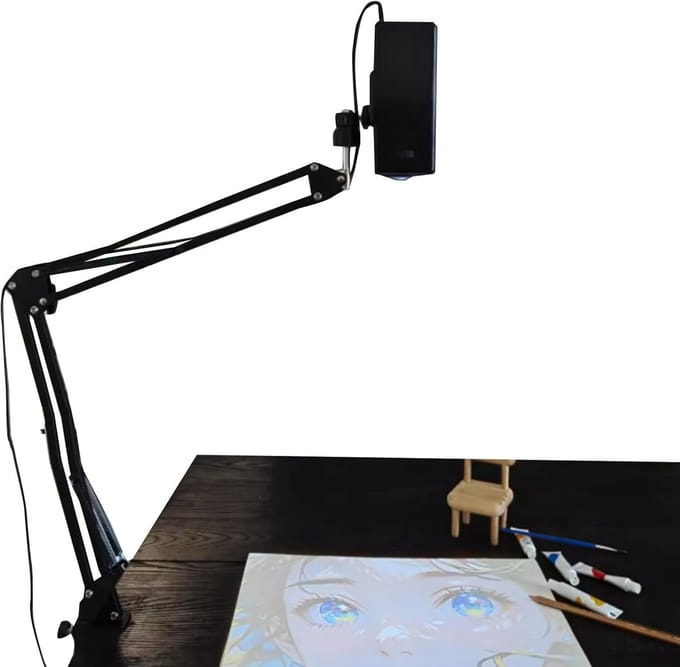 Kunstprojector Tekenen - Tekentafel Projectie - Creatief Ontwerp - Verstelbare Projectie - 7 tot 98 inch - Eén Kleur