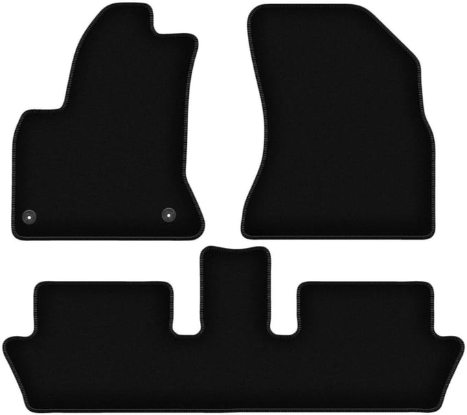 BASIC zwarte velours matten voor: Citroen C4 Picasso I minivan (2006-2013)