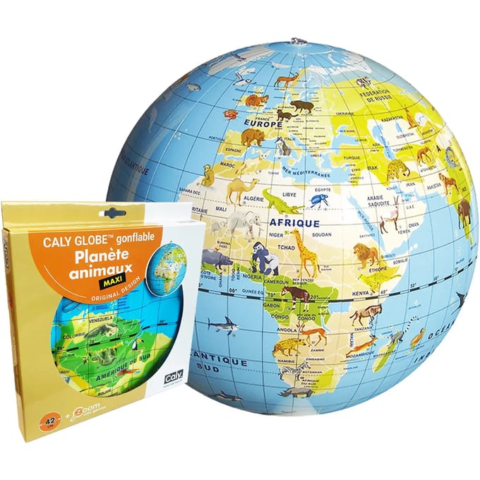 Aarde ballon Caly Planete Animaux (x2)