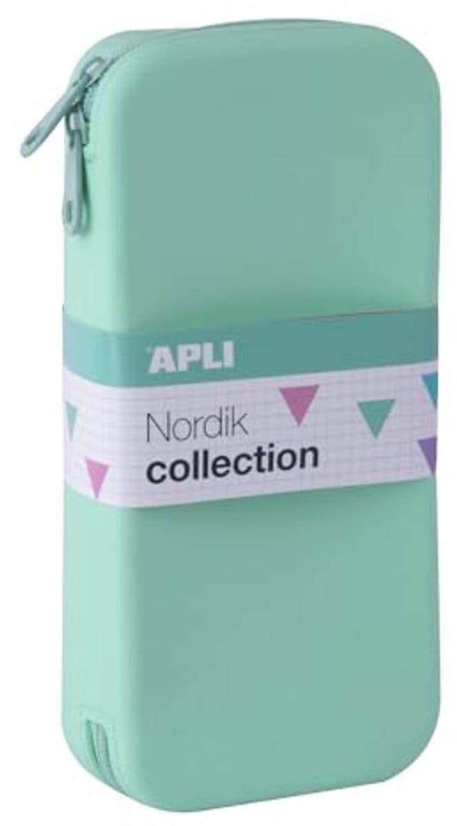 APLI 20413 - siliconen etui XL plat Noordiek groen