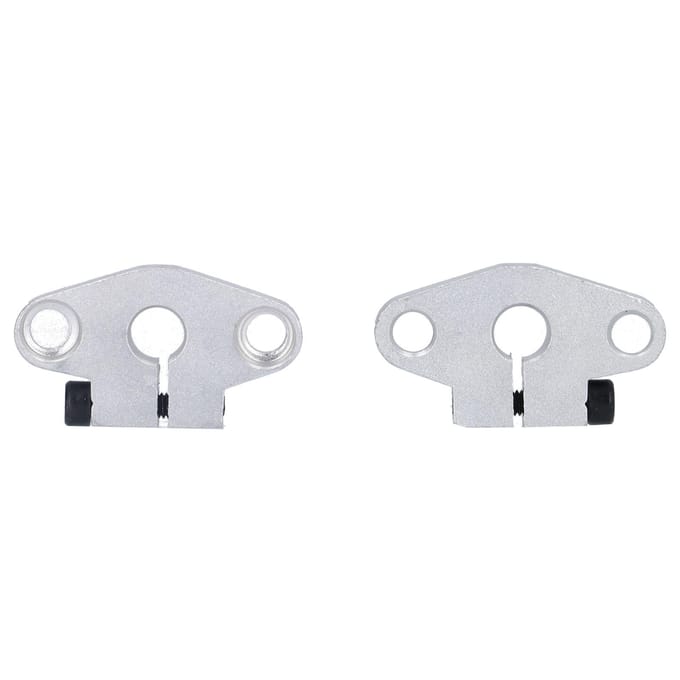 2 Stuks Lineaire Rails As Ondersteuning Flensbevestiging Horizontale Beugel Verchroomd voor CNC SHF8