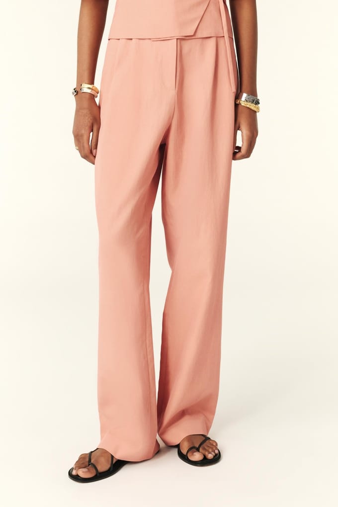 BA&SH Pantalon Fabio Peche Taglia: 42 | Pantaloni da completo Outlet | Donna