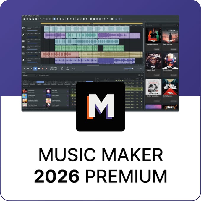 MAGIX Music Maker 2026 Premium Nieuwe Aankoop