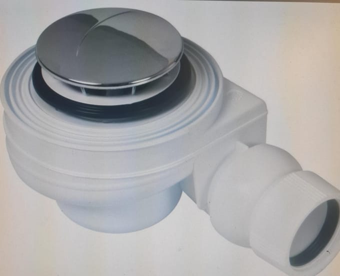 Plieger Douchebak sifon - Met Plug - Chroom - 52mm