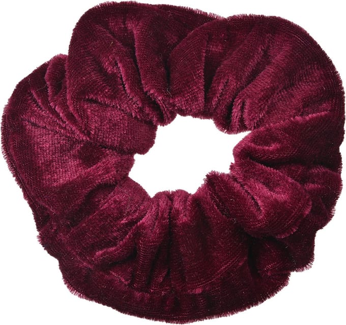 Clayre & Eef Haarelastiek Ø 10 cm Rood Velours