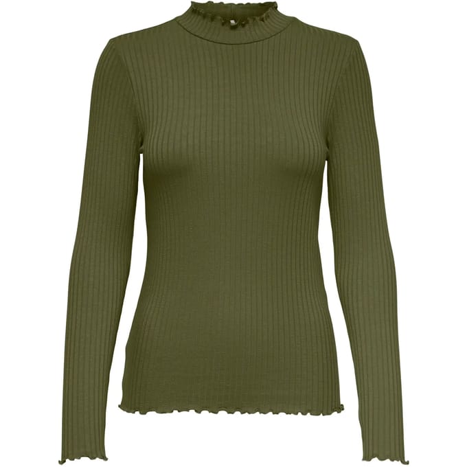 JDY - JDYFRANSISKA L/S HI-NCK TOP JR Dames Top