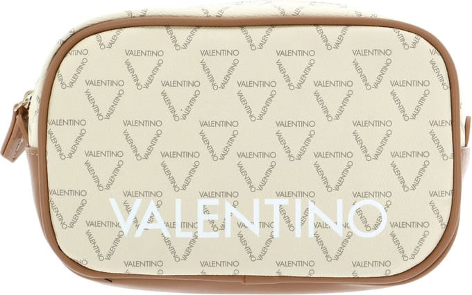 VALENTINO Toilettas Liuto Soft Cosmetic Case Ecru / Multi Wit Veelkleurig