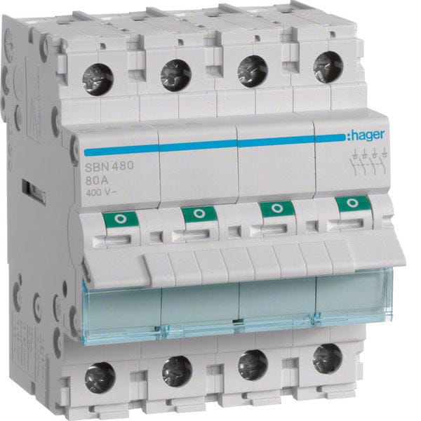 Hager SBN Inbouwschakelaar Modulair - SBN480 - E2SH6