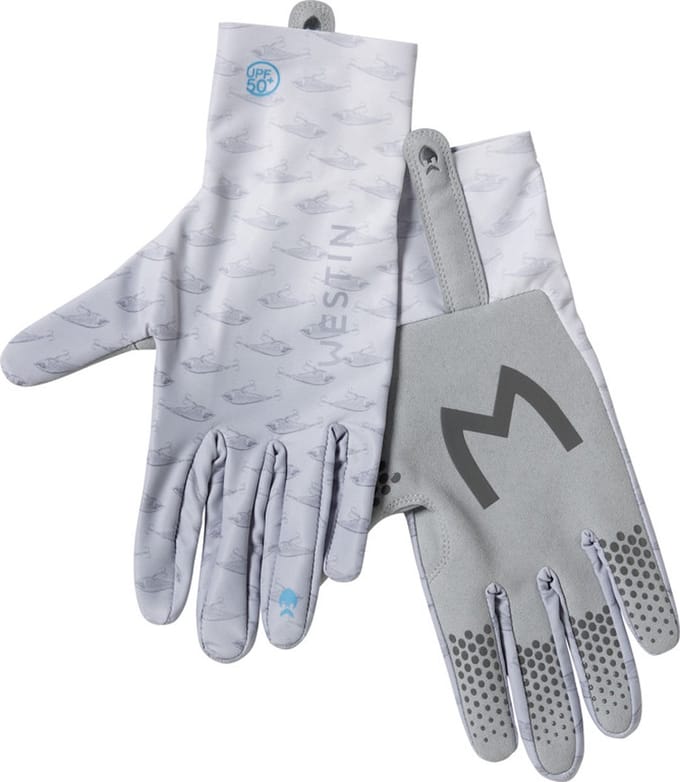 Westin Fishing handschoenen Solar UPF Grijs Medium