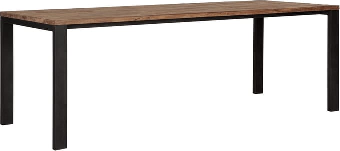 DTP Home Eettafel Tracks rechthoek teakhout – 225x90x78 cm