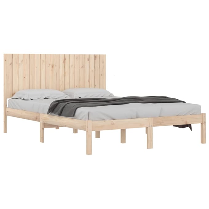 vidaXL - Bedframe - massief - hout - 180x200 - cm